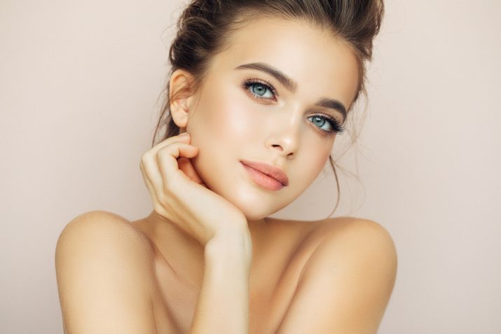 Beautiful woman with natural make-up